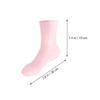 Healifty 1pair Moisturizing Sock Elastic Foot Care Socks for Women Hydrating Treatment for Dry Cracked Heels Premium Sebs Material for Overnight Use view 2