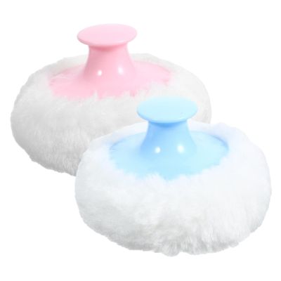 Operitacx Inspired 4 Pack Talc Powder Puff Soft Sponge for Newborns Boys and Girls
