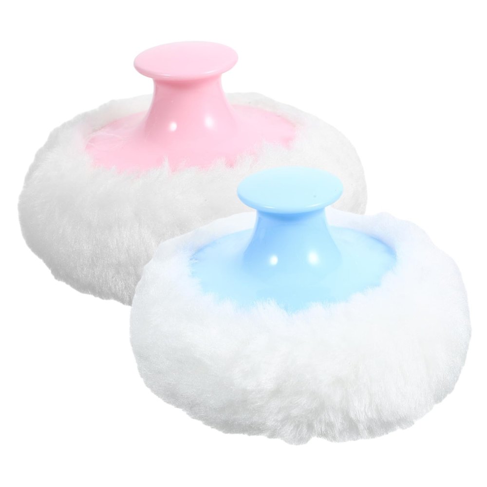 Operitacx Inspired 4 Pack Talc Powder Puff Soft Sponge for Newborns Boys and Girls