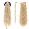 18/28Inch Claw Clip On Ponytail Hair Extension For Women Long Wavy/Straight Brown Synthetic Tail Hair Hairpiece #33 24inches view 1