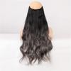 5 Hair Clips Synthetic Hair Long Straight Clips Hair Extensions Natural Wigs For Women High Hair Pieces 1B-H view 1