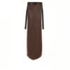 18/24/30 Inch Synthetic Hairpiece Ponytail Chip-In Hair Extensions Tail Wig Ponytail Black/Brown Straight Ponytail Hair Dark Brown 24inches 1Pcs/Lot view 1