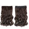 22Inch 5 Clips In One Piece Long Straight Hair For White Women Hair Synthetic Hairpiece Extensions Brown Green Pink SG88 M2 30 22inches view 1