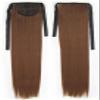 22" Ribbon Synthetic Ponytail Tie Up Long Straight Steel Comb Hairpiece 33 Kinds Of Color Available, 80G/Pc RP666 Color 6 22inches view 1