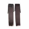 22" Ribbon Synthetic Ponytail Tie Up Long Straight Steel Comb Hairpiece 33 Kinds Of Color Available, 80G/Pc RP666 Color 6 22inches view 2