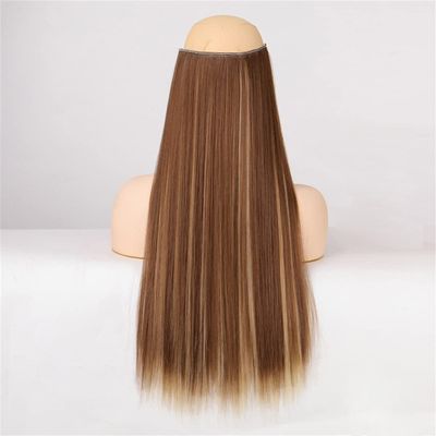 5 Hair Clips Synthetic Hair Long Straight Clips Hair Extensions Natural Wigs For Women High Hair Pieces 1082
