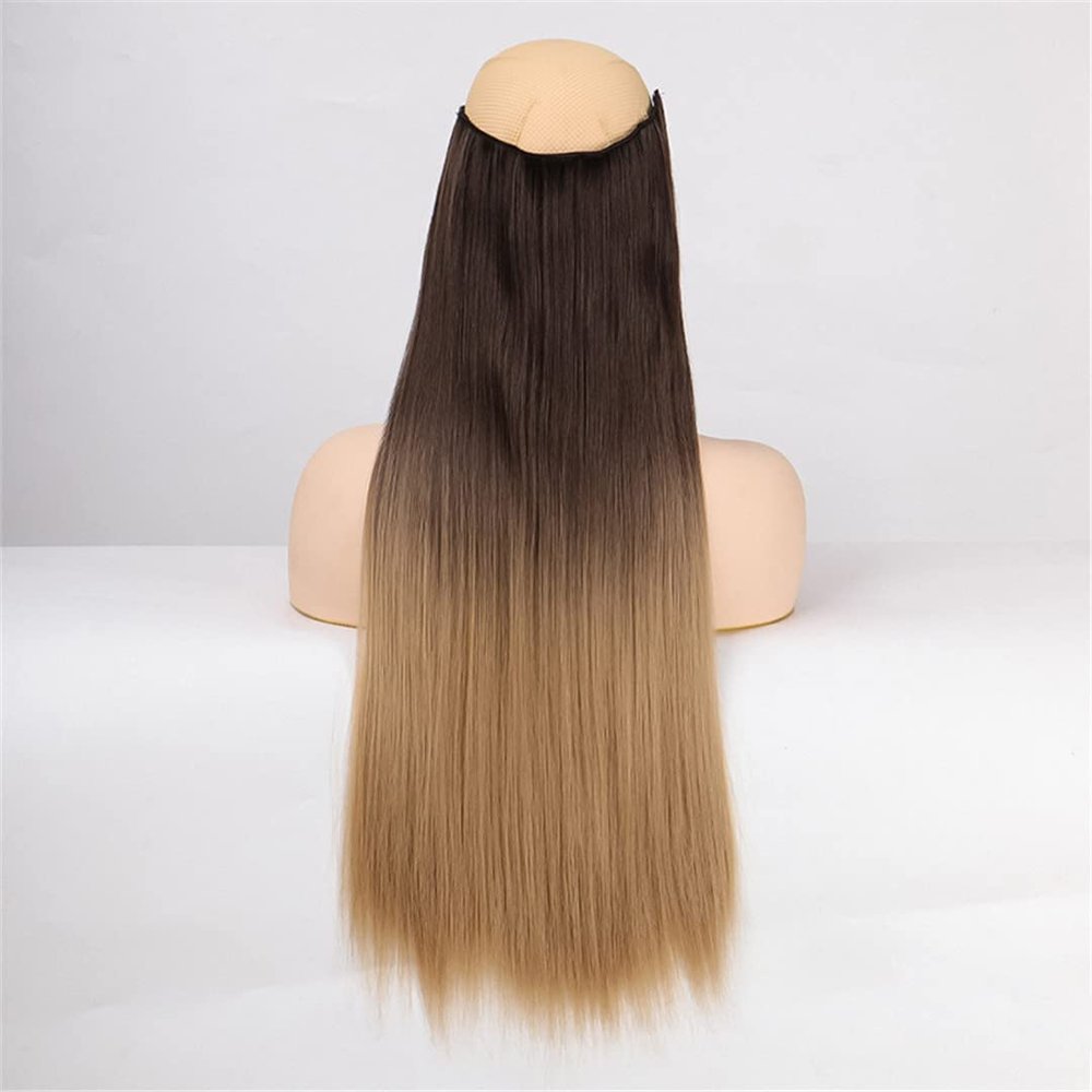 5 Hair Clips Synthetic Hair Long Straight Clips Hair Extensions Natural Wigs For Women High Hair Pieces 8T251