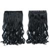 22Inch 5 Clips In One Piece Long Straight Hair For White Women Hair Synthetic Hairpiece Extensions Brown Green Pink SG88 1 22inches view 1