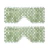 Jade Eye Mask, gemshan 2 Pcs Stone Eye Mask Hot or Cold Use, Green Jade Facial Eye Sleeping Mask view 1