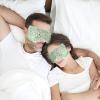 Jade Eye Mask, gemshan 2 Pcs Stone Eye Mask Hot or Cold Use, Green Jade Facial Eye Sleeping Mask view 4