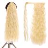 18/28Inch Claw Clip On Ponytail Hair Extension For Women Long Wavy/Straight Brown Synthetic Tail Hair Hairpiece #24 32inches view 1
