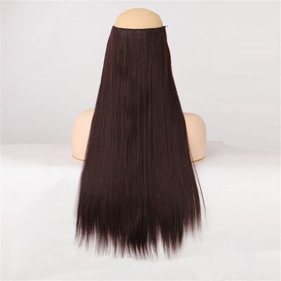 5 Hair Clips Synthetic Hair Long Straight Clips Hair Extensions Natural Wigs For Women High Hair Pieces 2-332