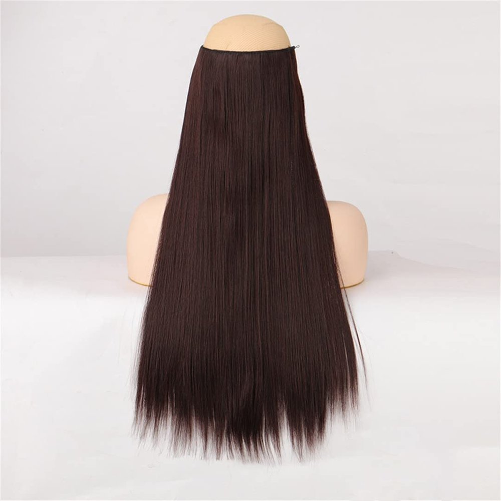 5 Hair Clips Synthetic Hair Long Straight Clips Hair Extensions Natural Wigs For Women High Hair Pieces 2-332