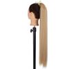 55 85Cm Synthetic Ponytail Long Straight Wine Red Blonde Tail Hair Extensions Heat Horsetail Hairpiece 13-27-613 34inches view 1