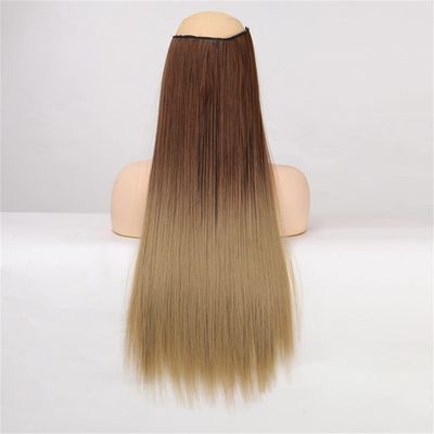 5 Hair Clips Synthetic Hair Long Straight Clips Hair Extensions Natural Wigs For Women High Hair Pieces 8T241