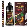 Instant Dark Brown Hair Color Shampoo, 3-in-1 Dye for Men & Women, 100% Gray Coverage, 16.9 Fl Oz (Dark Brown) view 1