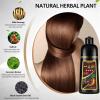 Instant Dark Brown Hair Color Shampoo, 3-in-1 Dye for Men & Women, 100% Gray Coverage, 16.9 Fl Oz (Dark Brown) view 3