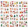 Apeso Christmas Temporary Tattoos for Kids, 24 Sheets Fake Cute Tattoo Stickers Waterproof for Body Face, Birthday Christmas Party Favors Supplies Stocking Stuffers Gifts for Boys Girls view 3