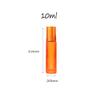 UTURAL 12Pcs 10ml Frosted Essential Oil Roller Bottles Glass Empty Containers with Stainless Steel Ball for Essential Oils, Perfumes and Lip Balms(orange) view 2