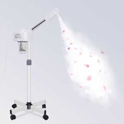 Saicool Professional Facial Steamer - Standing Ozone Facial Steamer on Wheels w Hot Mist for Facial Treatment Personal Care for Spa Salon Home Use