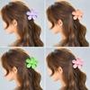 6 PCS Hair Claw Clips,Matte Flower Hair Clips,Cute Hair Catch Barrettes Jaw Clamps,Non Slip Cute Hair Accessories Headwear for Women Girls (B) view 4