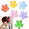 6 PCS Hair Claw Clips,Matte Flower Hair Clips,Cute Hair Catch Barrettes Jaw Clamps,Non Slip Cute Hair Accessories Headwear for Women Girls (A) view 1