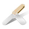 Foldable Foot File Callus Remover for Feet, 3 in 1 Professional Stainless Steel Foot Scrubber Dead Skin Remover Foot Rasp Grater, Wet Dry Use, Easy to Carry (Champagne) view 1