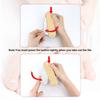 Foldable Foot File Callus Remover for Feet, 3 in 1 Professional Stainless Steel Foot Scrubber Dead Skin Remover Foot Rasp Grater, Wet Dry Use, Easy to Carry (Champagne) view 4