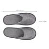 Ciieeo 20pcs Portable Disposable Hotel Slippers Non-slip Indoor Slippers for Travel Lightweight Convenient Design for Men and Women view 2
