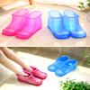 CREAMOON Massage Foot Bath Shoes Foot Bath Massager Movable Foot Soak Tub Pedicure Foot Spa Thermal Massage to Promote Blood Circulation Containing 20 Packs Bath Powder view 4