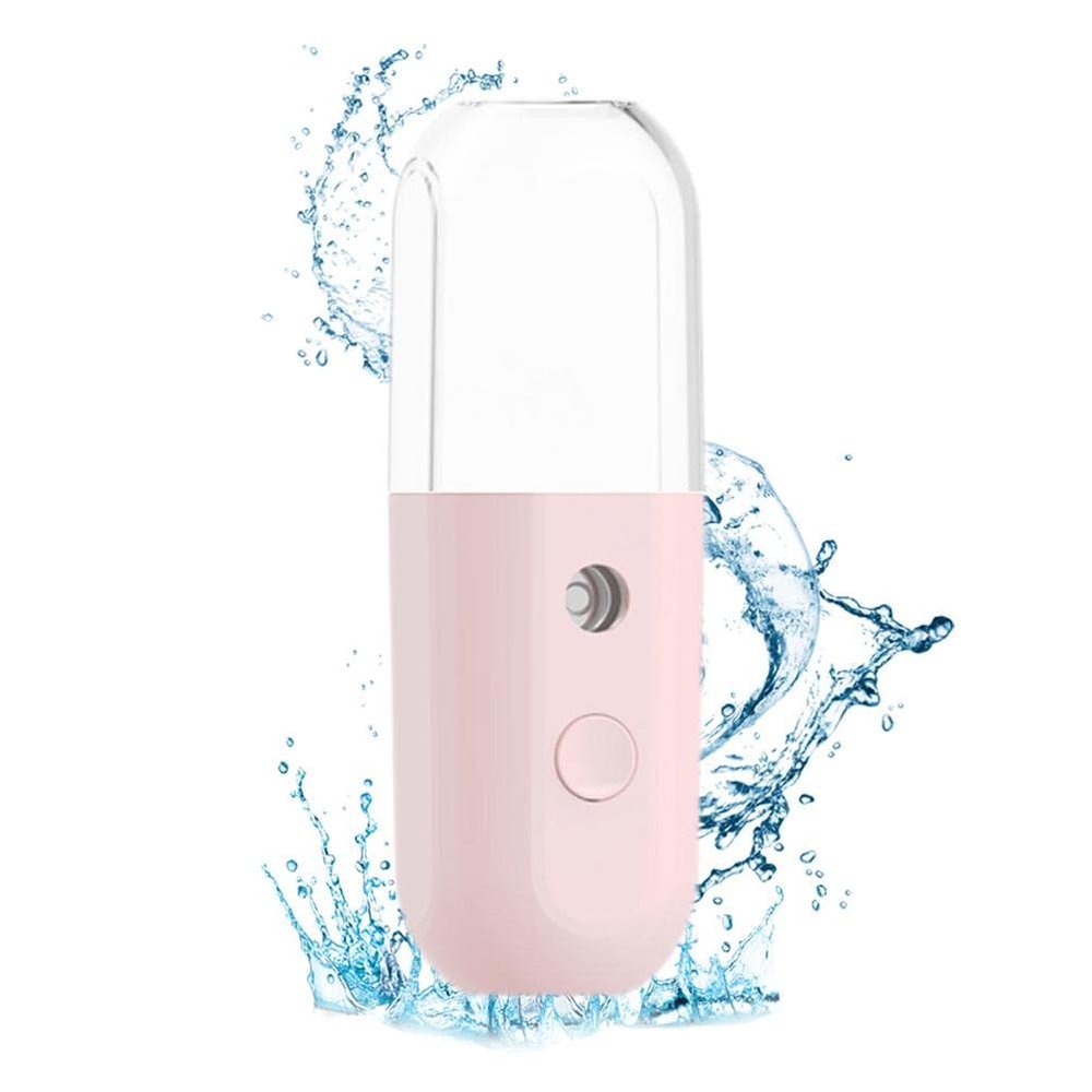 Enfudid Nano Facial Mister - Mini Face Humidifier Portable Facial Sprayer with 30ML Water, USB Rechargeable Handy Skin Care Machine for Face Hydrating, Daily Skin Care, Makeup