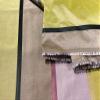 100% Silk Taffeta Satin Stripes Fabric Multi Color Shades of Dusty Green,Taupe,mauves 54"TAFS164[4] view 4