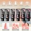Wenida Nail Extension Gel Kit - Glitter Clear Gel Set for Home DIY Nail Manicure Art view 4