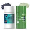 BEARDHOOD Charcoal Face Mask Stick & Green Tea Cleansing Mask Stick For Face | Reduces Blackheads, Whiteheads | Skin Detox, Oil Control | Purifying Solid Clay Detox Mud Mask view 1