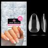 UNA GELLA Short Oval Almond Fake Nails 504pcs Press on Nails Pre-shape Short Almond Round Gel Nail Tips for Full Cover Acrylic False Nails For Nail Extension Home DIY Salon 12 Sizes False Gelly Tips view 1