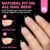 UNA GELLA Short Almond Nail Tips: 504PCS Short Fake Nails Soft Press On Gel Nail Tips Pre Shaped Almond Shape Home Nail Extension Full Cover, 12 Sizes Acrylic Gelly Tips view 3