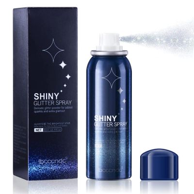 Corleone Body Glitter,Shiny Glitter Spray for Hair,Highlighter Powder,Glitter Shimmer Sparkle Hairspray Powder Makeup, for Face Body Hair Dress Prom Party