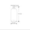 Empty Shampoo Bottles - 8 oz - 3 Pack - Pump Bottles Dispenser for Soap Cream Lotion Gel -Amber PET Boston Round with Black Pump- by Natural Farms view 4