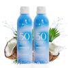 Florida Glow SPF 50 Sunscreen Spray- Hawaii 104 Reef Act & Florida Keys Compliant Broad Spectrum Water Resistant Sport Sun screen - Child Friendly PABA Free & Oxybenzone Free (5.5 Fl Oz 2-pack) view 1
