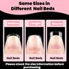 Extra Short Square Nail Tips, SINOKAME Wider Fit Short Square Fake Nails Clear Press on Nails,Pre-etched Soak Off Nail Extension DIY Nail Salons,600 Pcs 10 Sizes with Refill Sizes 5 &6 view 4
