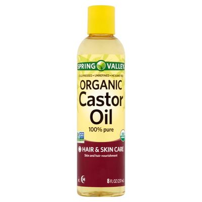 Anexa Spring Valley, Organic Castor Oil, 100% Pure, 8 FL OZ (237 mL)