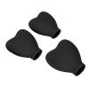 Silicone Makeup Brush Holder - 3 Pack Heart Shaped Covers for Travel Protection - Keep Brushes Clean and Safe at Home or While Traveling view 3