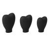 Silicone Makeup Brush Holder - 3 Pack Heart Shaped Covers for Travel Protection - Keep Brushes Clean and Safe at Home or While Traveling view 4
