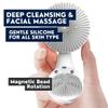 ZAQ Tara Sonic Facial Cleansing Brush | Silicone Face Scrubber | Soft and Smooth Bristles Removes Dead Skin Cells and Makeup | for All Skin Types - Black view 3