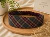 Back to School Elastic Soft Headband in School Uniform Plaids (Cola-Plaid 43) view 2