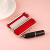 AsAlways Shiny Rhinestone Crystal Portable Lipstick Case with Mirror Portable Bling Diamonds Makeup Cosmetic Storage Holder for Travel Ladies Fashion (Silver) view 4