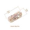 AsAlways Shiny Rhinestone Crystal Portable Lipstick Case with Mirror Portable Bling Diamonds Makeup Cosmetic Storage Holder for Travel Ladies Fashion (Rainbow) view 2