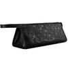 Ezindraw Premium Leather Tracvel Case Compatible with Dyson Airwrap Styler and Shark Flexstyle, Storage Bag for Supersonic Hair Dryer, Portable Organizer for Airwrap DupesBlack view 1