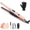 3/10 Inch Pencil Flat Iron, Small Flat Irons for Short Hair, Beard and Pixie Cut, Mini Hair Straightener Small Ceramic with Adjustable Temperature, Include Glove view 1