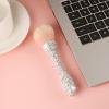 AsAlways Shiny Rhinestone Portable Makeup Brush Bling Crystal Professional Face Cosmetics Blending Liquid Foundation Powder Concealer Beauty Tool(Silver) view 3